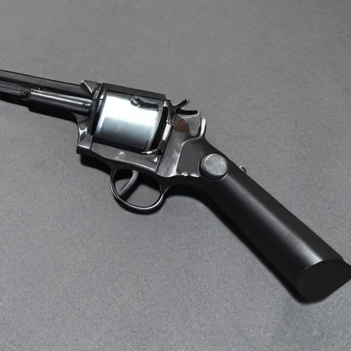 Prompt: revolver gun item