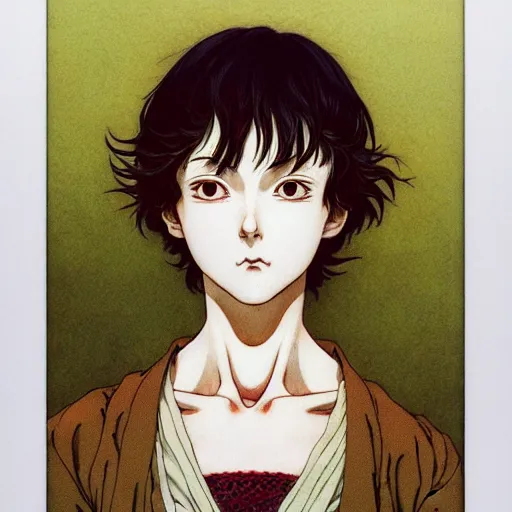 Prompt: prompt : 3 5 mm photograph photo of soft light portrait painted in miyazaki color style drawn by katsuhiro otomo and takato yamamoto, inspired by fables, china doll face, smooth face feature, intricate oil painting, high detail, sharp high detail, manga and anime 2 0 0 0