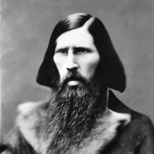 Image similar to rasputin real life photo portrait