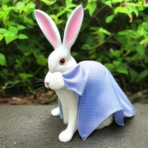 Image similar to beautiful fit female rabbit with symetric face wearing dress, full body, 5 5 mm