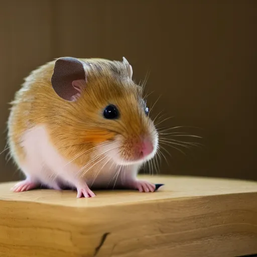 Prompt: photo of a hamster as princess leia, unedited,, sharp focus, 8 k