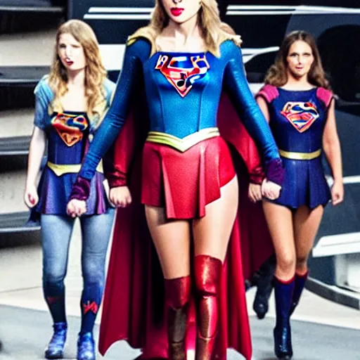Prompt: Taylor Swift as Supergirl