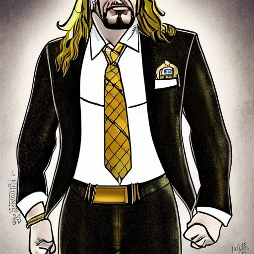 Prompt: Triple H as a Disney character