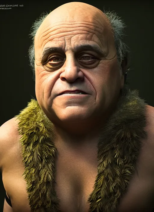 Prompt: portrait of danny devito as morana, slavic goddess associated with seasonal rites based on the idea of death and rebirth of nature : 8 k uhd, unreal engine, octane render in the artstyle of finnian macmanus, john park and greg rutkowski