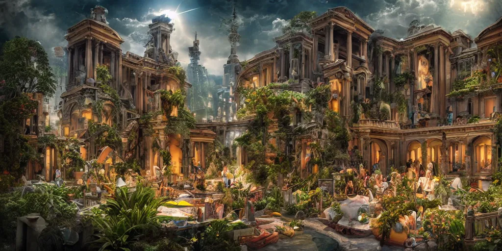 Image similar to a beautiful photo of Arcadia, award winning photo, hyper detailed, cinematic