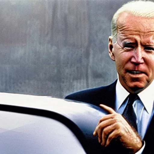 Prompt: Joe Biden starring in Mad Max (1988)