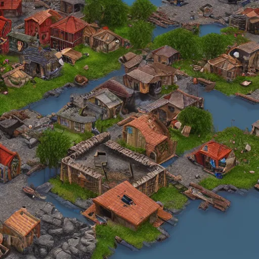 Image similar to floating town, medieval fantasy, 8k