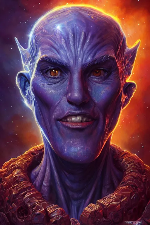 Prompt: beautiful oil painting with high detail of a wise Space ent made of stars and plasma, hybrid from dungeons and dragons and art direction by James Cameron ;by artgerm; wayne reynolds art station; cinematic quality character render; low angle; ultra high quality model; production quality cinema model; Chaos Jaw star anatomy