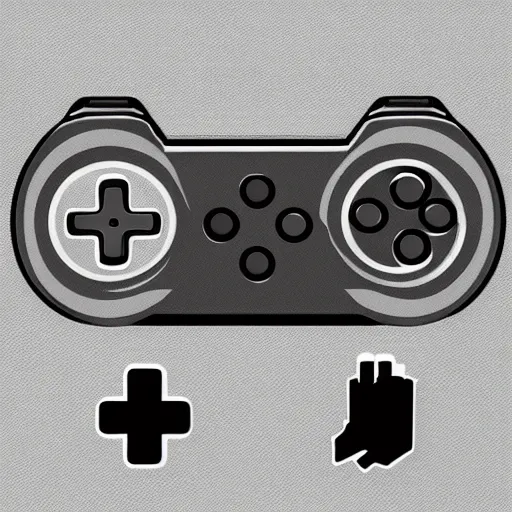 Prompt: logo of a game controller