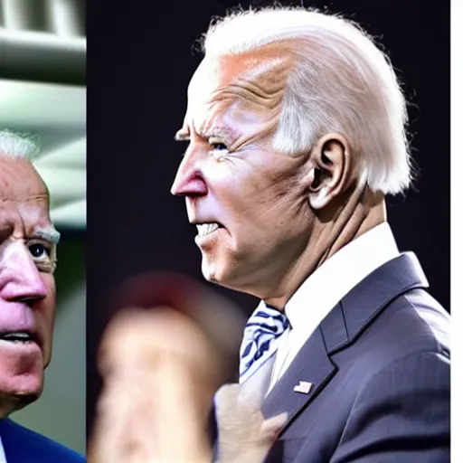 Image similar to joe biden as an anime villain