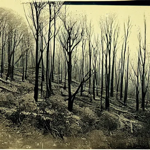 Image similar to “forest fire, 1900’s photo”