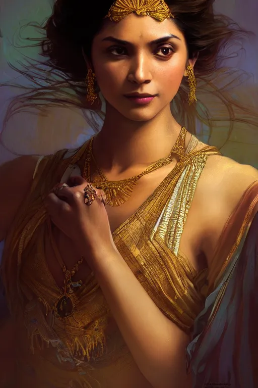 Image similar to A film still of beautiful woman from sri lanka, highly detailed, digital painting, artstation, concept art, sharp focus, illustration, cinematic lighting, art by artgerm and greg rutkowski and alphonse mucha diffuse lighting, fantasy, intricate, elegant, highly detailed, lifelike, photorealistic, digital painting, artstation, illustration, concept art, smooth, sharp focus, art by John Collier and Albert Aublet and Krenz Cushart and Artem Demura and Alphonse Mucha