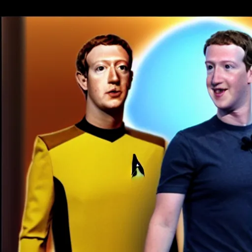 Prompt: mark zuckerberg as brent spiner in star trek