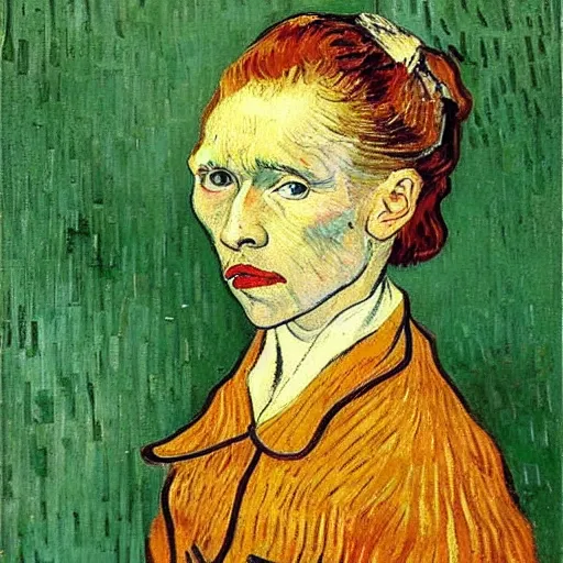 Image similar to van gogh girl with the pearl earing