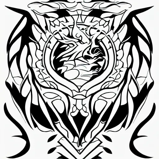 Image similar to vector art of welsh dragon and panda mixed, intercrossed, chimera, adobe illustrator