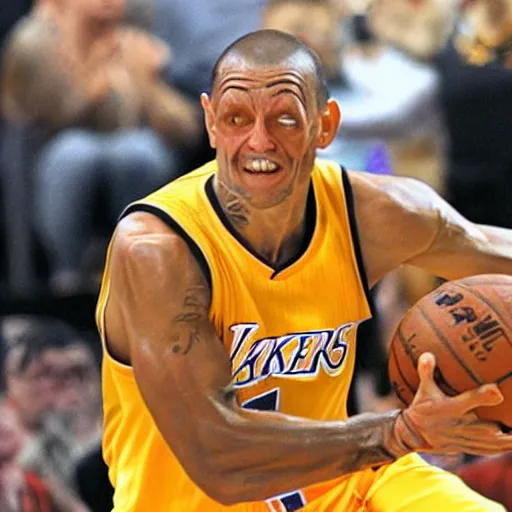 Prompt: gollum in the nba