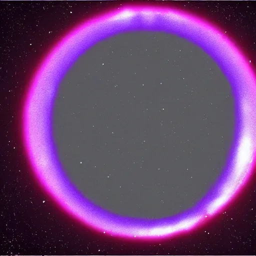 Image similar to a large black purple solar exlipse, purple black glow, above dark ocean waters, hyper realistic