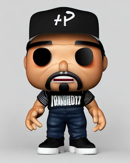 Prompt: full body 3 d render of big pun as a funko pop, studio lighting, white background, blender, trending on artstation, 8 k, highly detailed