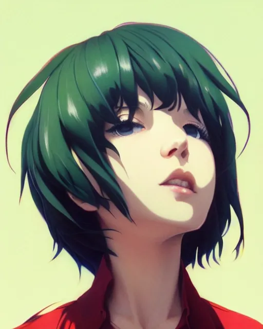 Image similar to cannabis marijuana kid | | very very anime!!!, fine - face, audrey plaza, realistic shaded perfect face, fine details. anime. realistic shaded lighting poster by ilya kuvshinov katsuhiro otomo ghost - in - the - shell, magali villeneuve, artgerm, jeremy lipkin and michael garmash and rob rey