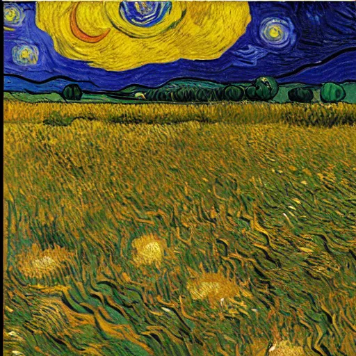 Prompt: original van gogh painting of WinAmp 1880 Paint on Canvas