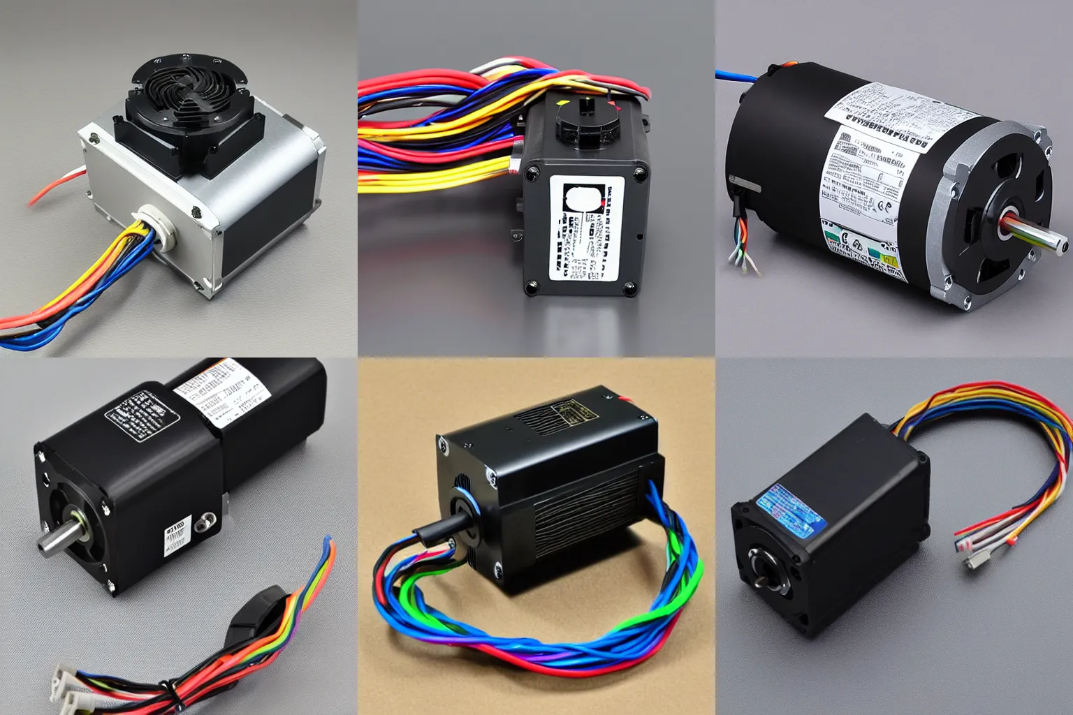 Prompt: 3 phase industrial servo motor, gaming, rgb