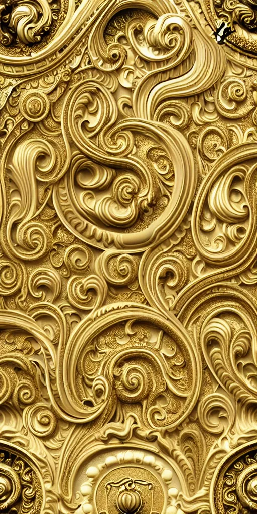 Image similar to the source of future growth dramatic, elaborate emotive Golden Baroque and Rococo styles to emphasise beauty as a transcendental, seamless pattern, symmetrical, large motifs, rainbow syrup splashing and flowing, Palace of Versailles, 8k image, supersharp, spirals and swirls in rococo style, medallions, white smoke, Gold silver black and rainbow colors, perfect symmetry, versace baroque, High Definition, photorealistic, masterpiece, 3D, no blur, sharp focus, photorealistic, insanely detailed and intricate, cinematic lighting, Octane render, epic scene, 8K