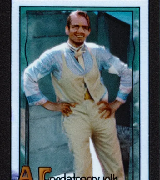 Image similar to a trading card