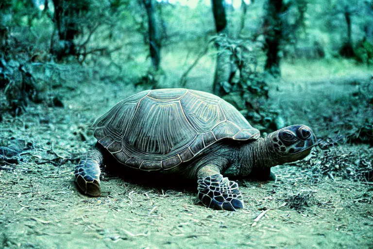 Image similar to a photo of a turtle elephant in its natural habitat, kodak ektachrome e 1 0 0 photography