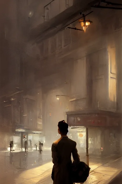 Prompt: a waiter, intricate, elegant, volumetric lighting, poor, scenery, digital painting, highly detailed, artstation, sharp focus, illustration, concept art,ruan jia, steve mccurry