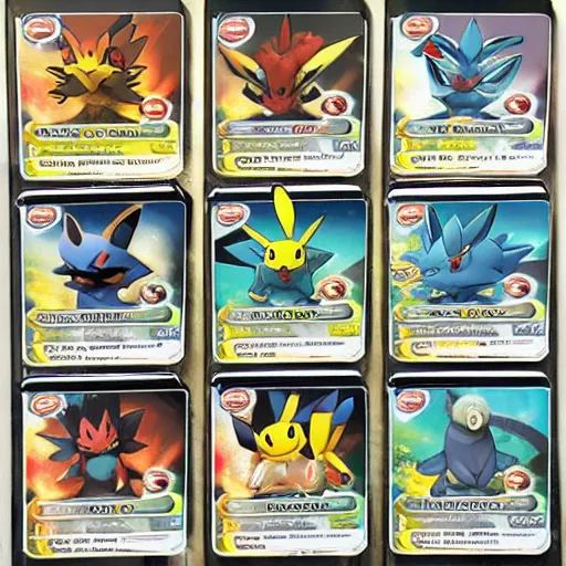 Pack Of Pokemon Cards Stable Diffusion