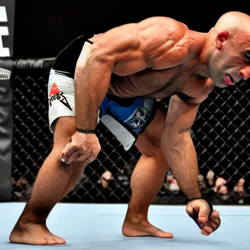 Prompt: big muscles joe rogan. joe rogan face. ufc. photographic, photography