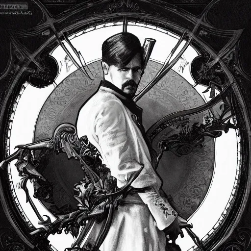 Prompt: amazing lifelike award winning pencil illustration of the assassination of archduke franz Ferdinand trending on art station artgerm Greg rutkowski alphonse mucha cinematic