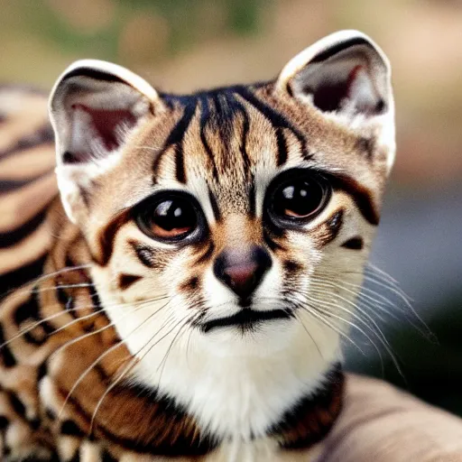 Image similar to Margay with human ears