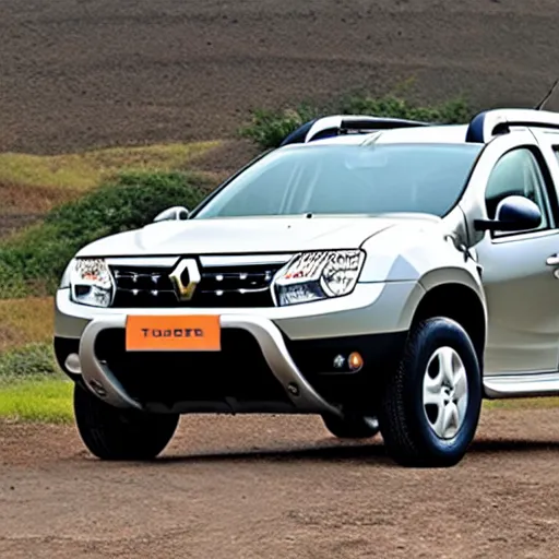 Image similar to Renault duster with tank turret