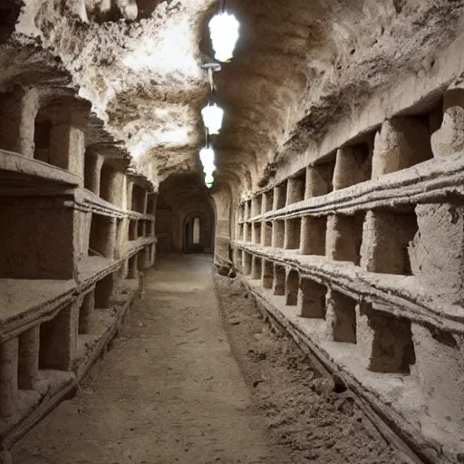 Prompt: odessa catacombs