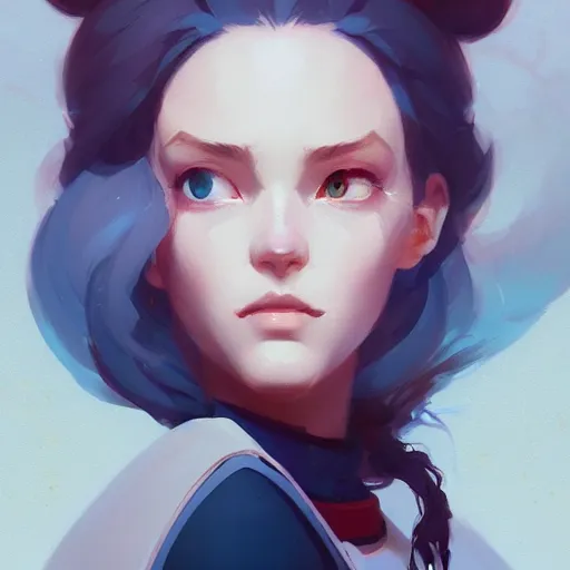 Image similar to a beautiful portrait of a beautiful female character, fargo concept art by pete mohrbacher and guweiz and ilya kuvshinov and tarn adams digital art, highly detailed, intricate, sharp focus, trending on artstation hq, deviantart, unreal engine 5, 4 k uhd image