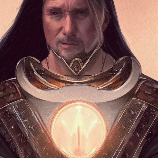 Image similar to mike pence as a game of thrones character, highly detailed digital painting, artstation, concept art, smooth, sharp focus, illustration, art by artgerm and greg rutkowski and alphonse mucha