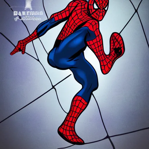 Image similar to SPIDERMAN do slam dunk