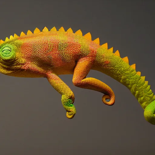 Image similar to chameleon by balloon modeling artist masayoshi matsumoto, studio lighting, 8 k