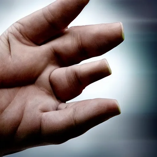 Image similar to a normal human hand