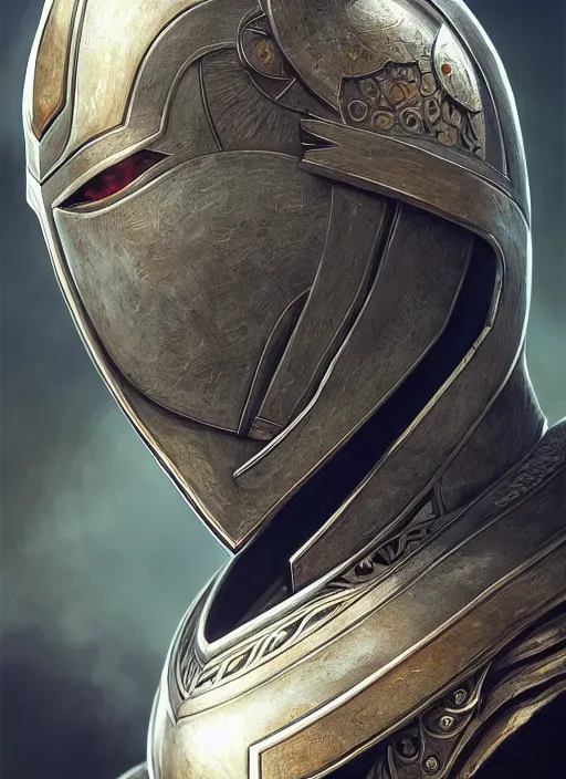 Image similar to perfectly - centered - templar knight helmet design, intricate, highly detailed, digital painting, artstation, concept art, smooth, sharp focus, illustration, unreal engine 5, 8 k, art by artgerm and greg rutkowski and alphonse mucha