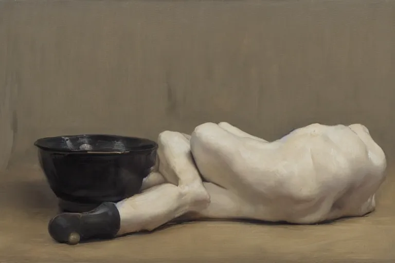 Prompt: still life by michael borremans