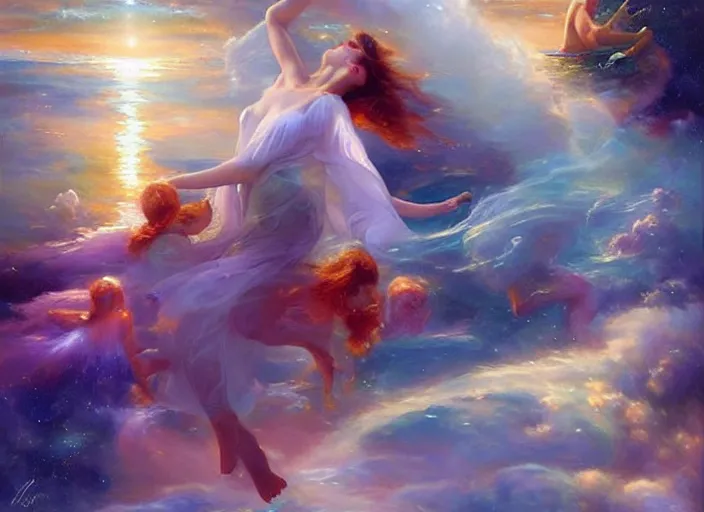 Image similar to cosmic ocean by vladimir volegov and alexander averin and delphin enjolras and daniel f. gerhartz