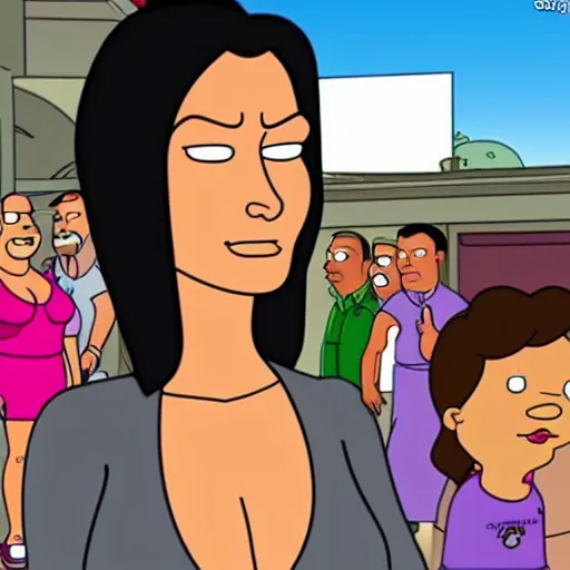 Image similar to kim kardashian in family guy