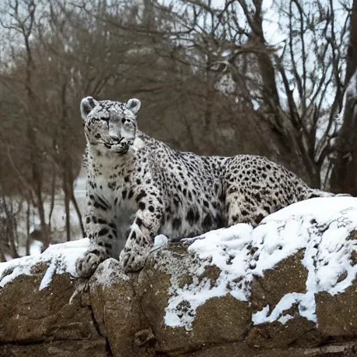 Image similar to Snow Leopard Made of Latex