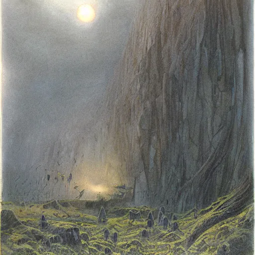 Prompt: Malazan by Alan Lee