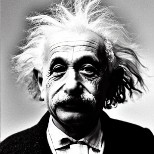 Image similar to photo of hybrid of einstein and yoda