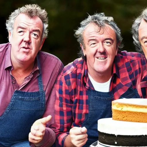 Image similar to Jeremy Clarkson, James May and Richard Hammond Bake a Cake