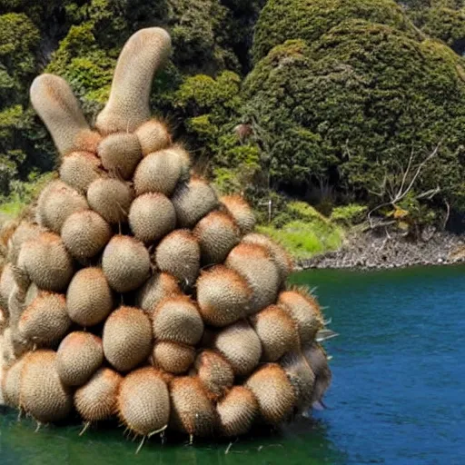 Image similar to giant kiwis have just invaded new zealand