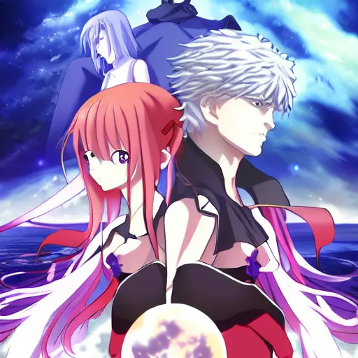 Image similar to fate / stay night, ufotable art style